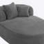 Chaise longue d'intérieur avec deux coussins de soutien pour le salon-484517254