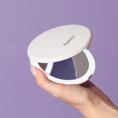 Modern Lighted Magnifying Compact Mirror