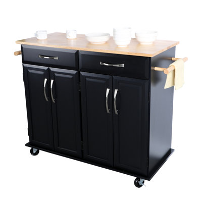 Îlot de cuisine en bois massif Robbe