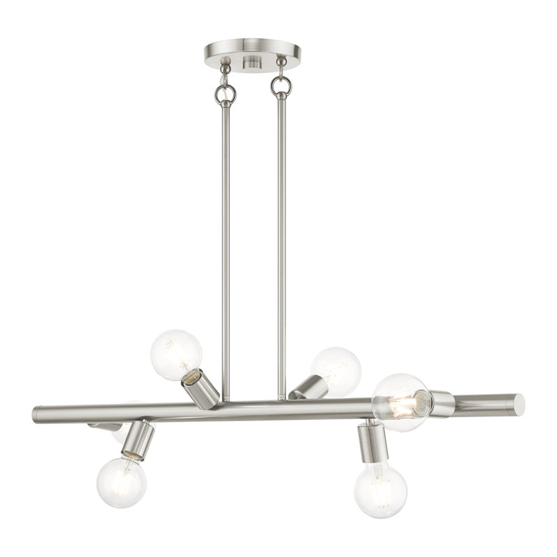 Berinhard 6 - Light Pendant, Brushed Nickel