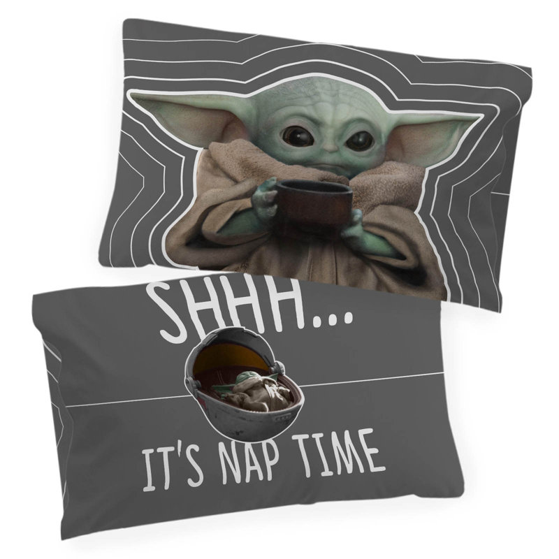 The Mandalorian Coffee Microfiber Pillowcase