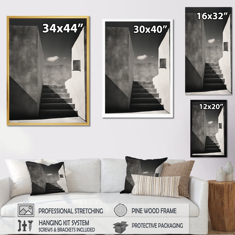 «Pure Serenity Minimalisme Scenery» sur toile imprimée, Toile tendue, H 40 po x l 30 po