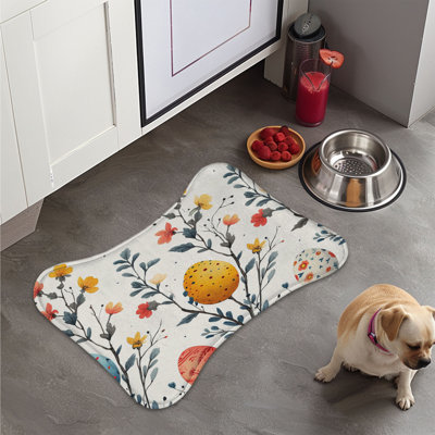 Painted Promises - Tapis d'alimentation en os 1 pièce