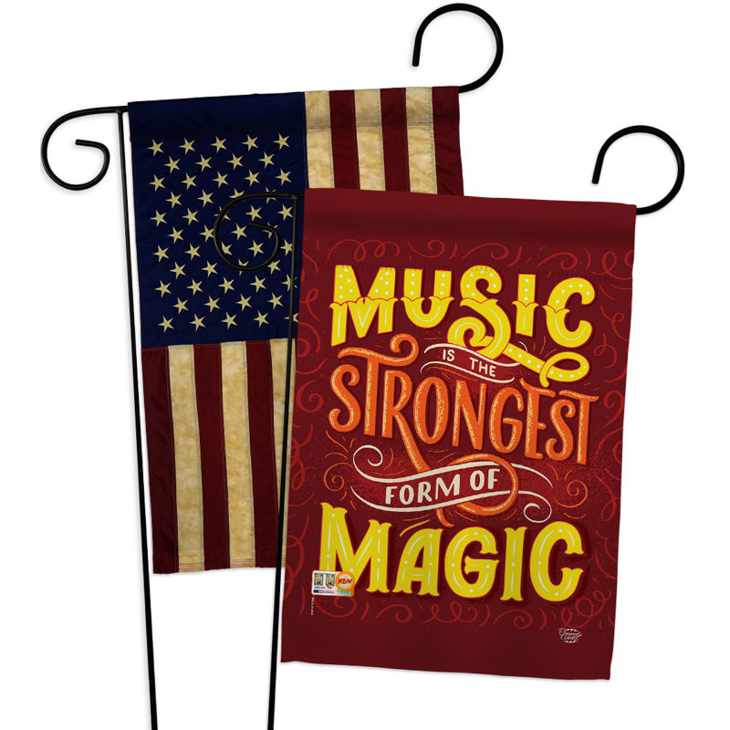 Double Sided 18.5'' H x 13'' W Polyester Garden Flag