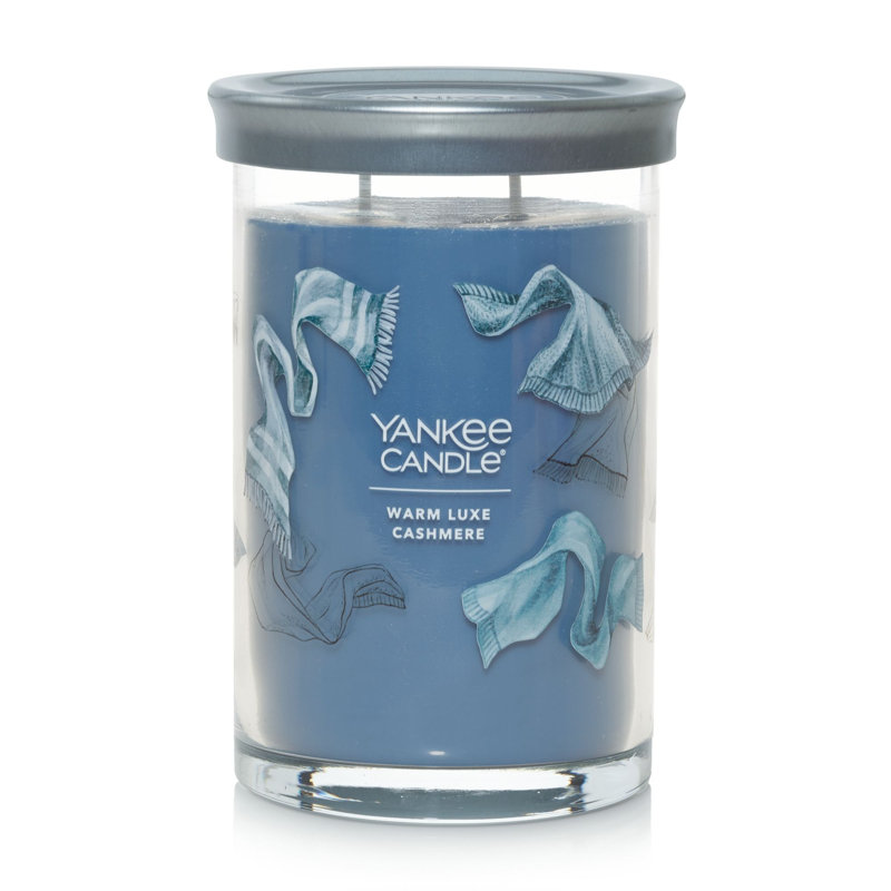 YANKEE CANDLE Signature Warm Luxe Cashmere Scented Tumbler Candle ...