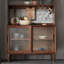 Armoire simple tout en bois massif