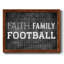 Faith Family Football, reproduction d'art sur toile-96288540-96288541