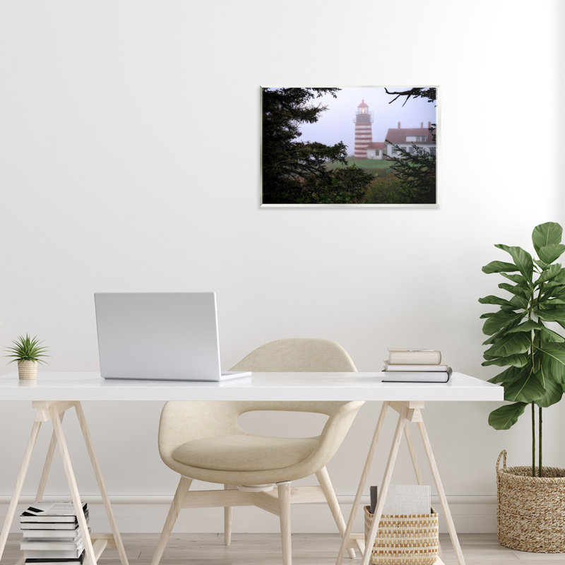 Plaque murale Socked In By Fog, design par Rick Berk, H 10 po x l 15 po