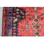 Tapis persan Coral 3 pi 5 po x 6 pi 5 po avec bordure bleue et bleu marine