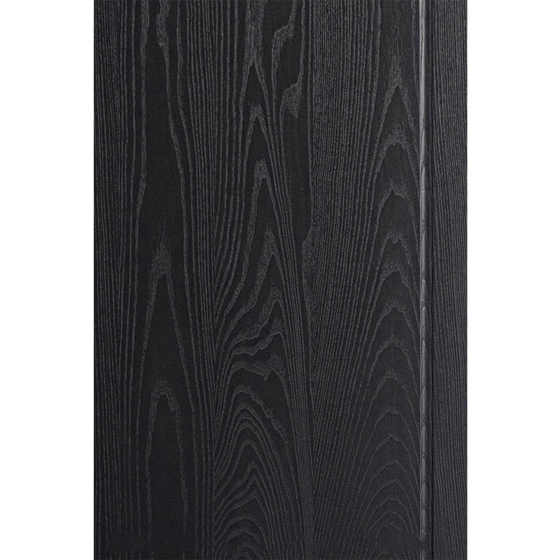 Black Vintage Accent Cabinet Solid Wood Accent Cabinet