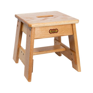 1 - Step Wood Lightweight Step Stool