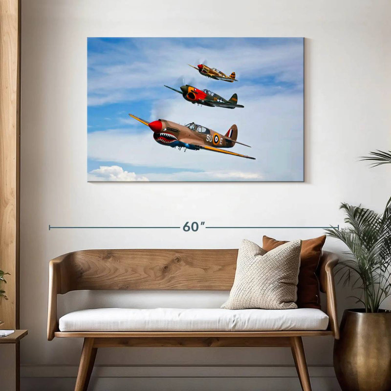 Avions de guerre Mehar, H 30 po x l 45 po