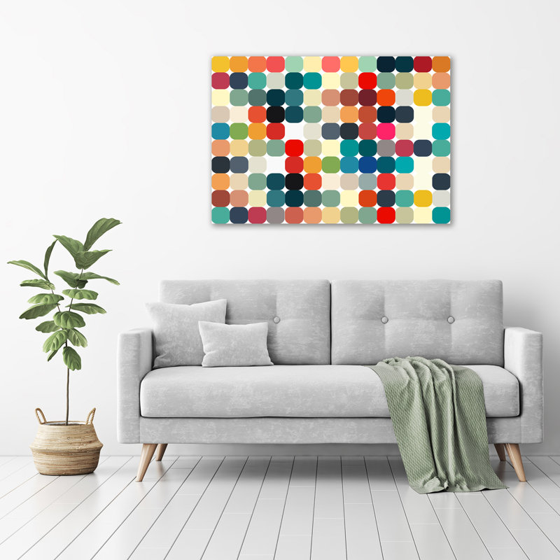Geometric Background - Wrapped Canvas Print