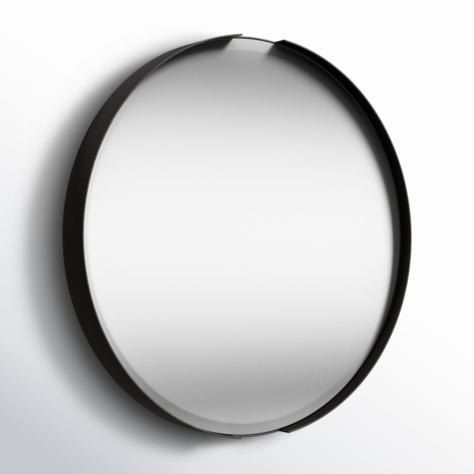 Valo 24" Accent Mirror, Black