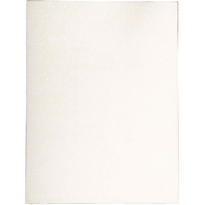 Hand-Knotted High-Quality Ivory Area Rug