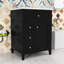 Meuble-lavabo de 24 po avec lavabo en céramique, tablettes réglables et 4 tiroirs-252239515