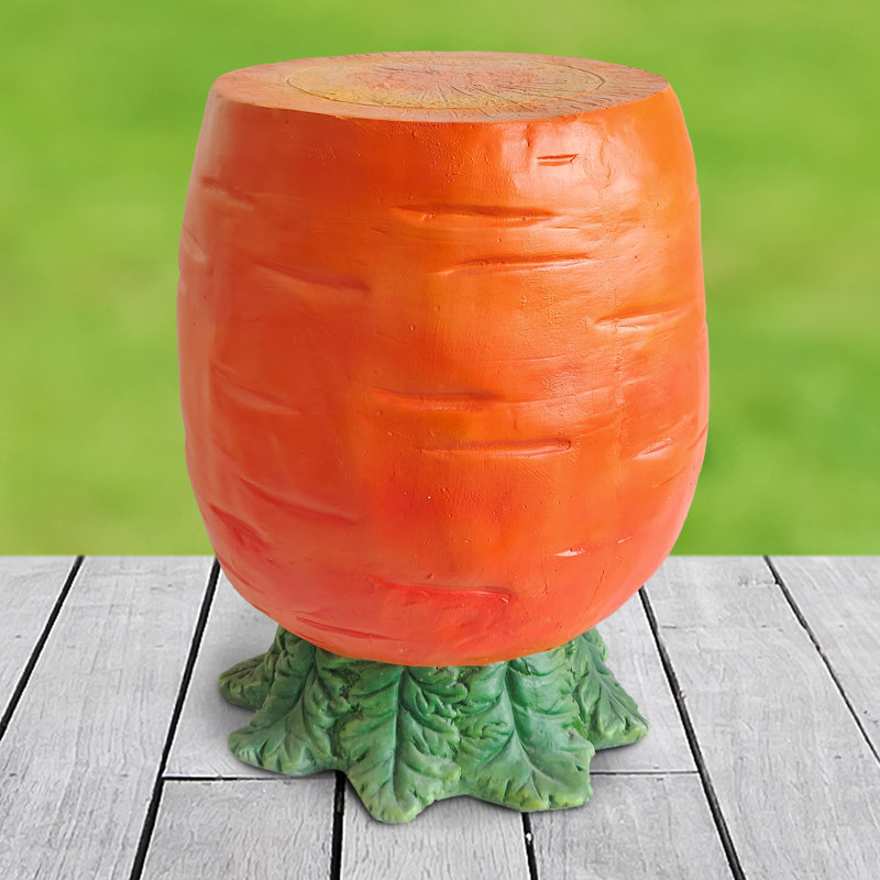 Tabouret de jardin / table d'appoint Carrot