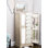 Armoire à bijoux minimaliste en chêne de style nordique minimaliste