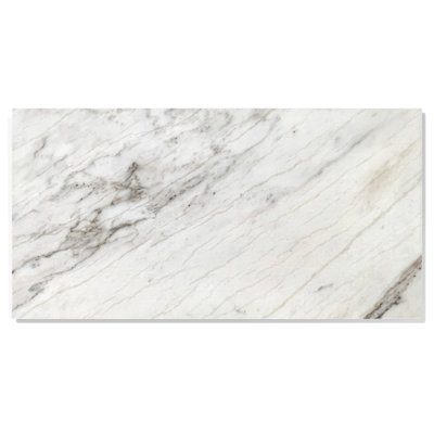12*24 Natural Marble, For Floor And Wall, Polished Marble Tile, Natural Stone, Genuine Marble, Real Marble, 1 Box 4 Pcs