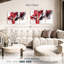 Avery - mouvement abstrait rouge-107933969