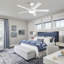 Vaczon 48" Modern Smart Dimmable Ceiling Fan with 3CCT LED Lights, 6-Speed Reversible DC Motor, Timer, Remote and App Control-1984583732