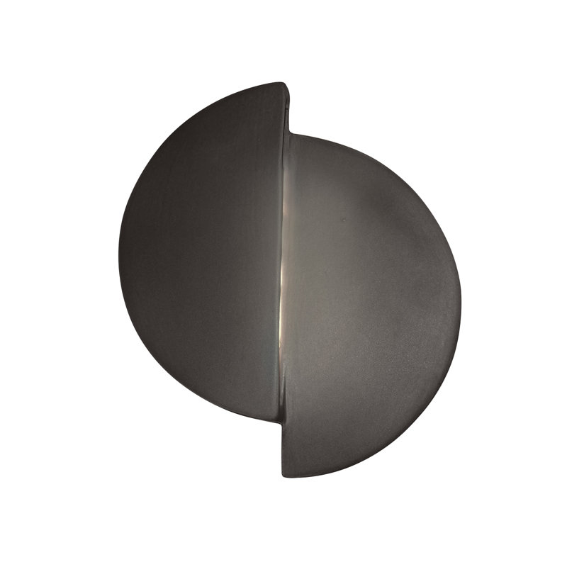 Applique murale 1 lumière DEL Tenny, Gris brillant