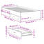 Vidaxl Bed Frame With Drawers Engineered Wood-2117178980-2117178985