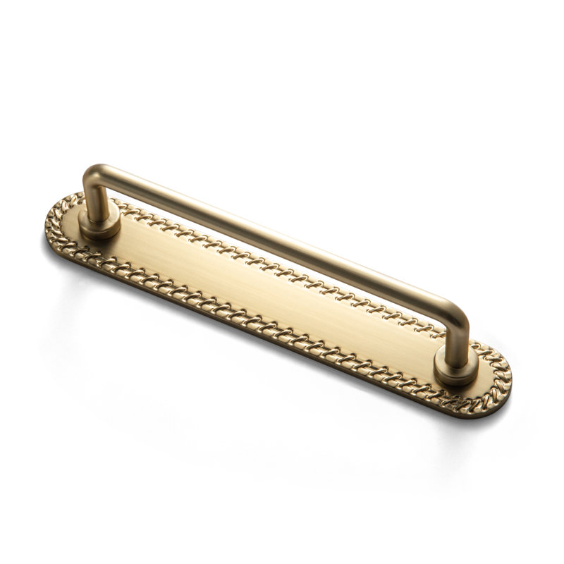 Poignée élégante avec panneau arrière - G016 Multipack, 5", Champagne champagne