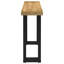 120cm Solid Wood Top Console Table