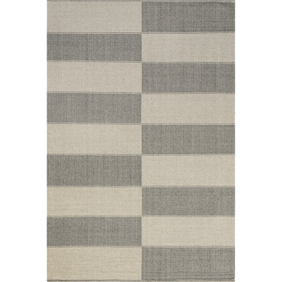 Hertford Checked Cotton Area Rug