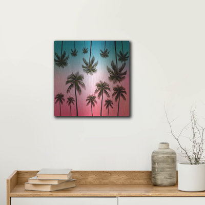 Art mural en métal Latitude Run® «Tropical 2» par Mark Ashkenazi