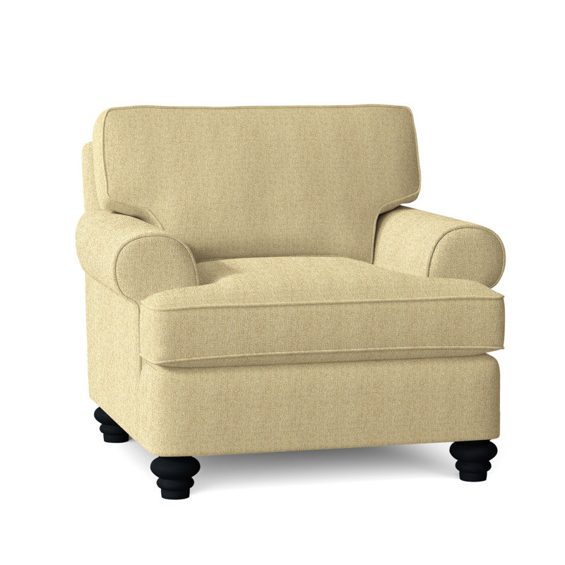 Fauteuil Lowell, Finition noire, Imprimé floral; 0537-63