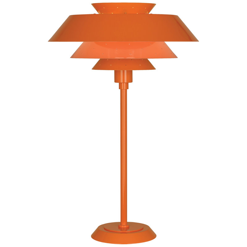 Pierce Table Lamp, Tangerine