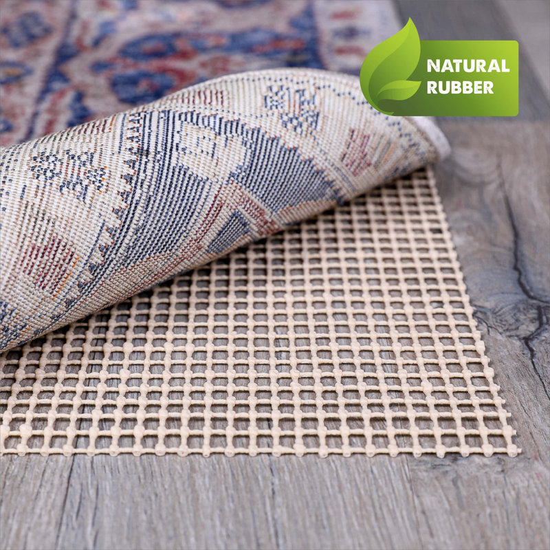 Bryes Ultra Natural Indoor Non Slip Rug Pad for Hardwood Floors, Rectangle 2' x 4'
