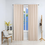 Linen Cotton Farmhouse Tab Top Curtains