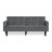 Velvet Futon Couch Convertible Folding Sofa Bed Tufted Couch For Apartment-453127050