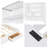 Full Size Wooden Daybed with Integrated Desk, Shelves, Drawers, and Lighting – Space-Saving Multi-Functional Furniture for Bedrooms or Small Rooms-1509979625