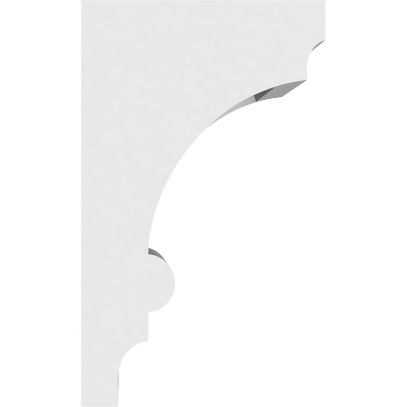 Corbeau en PVC standard de qualité architecturale Diane, H 10 po x l 7 po x P 6 po