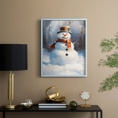 Art des Fêtes de Noël - série 2-CCCCLIXIX, reproduction encadrée - bois massif