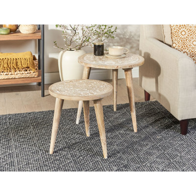 Bencar Solid Wood Nesting Tables