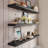 Meekal Engineered Wood Floating Shelf
