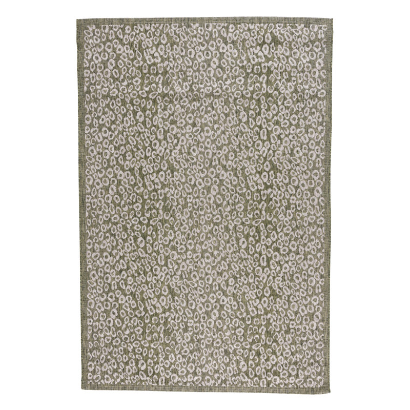 Tapis d'intérieur / extérieur Courtyard Performance Abstract, Rectangle 6 pi 7 po x 9 pi 6 po
