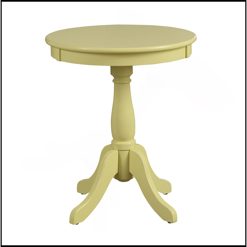 Table d'appoint à finition jaune clair Alger