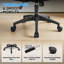Chaise de bureau ergonomique en filet, chaise de travail roulante avec appui-tête réglable, accoudoirs rabattables et support lombaire