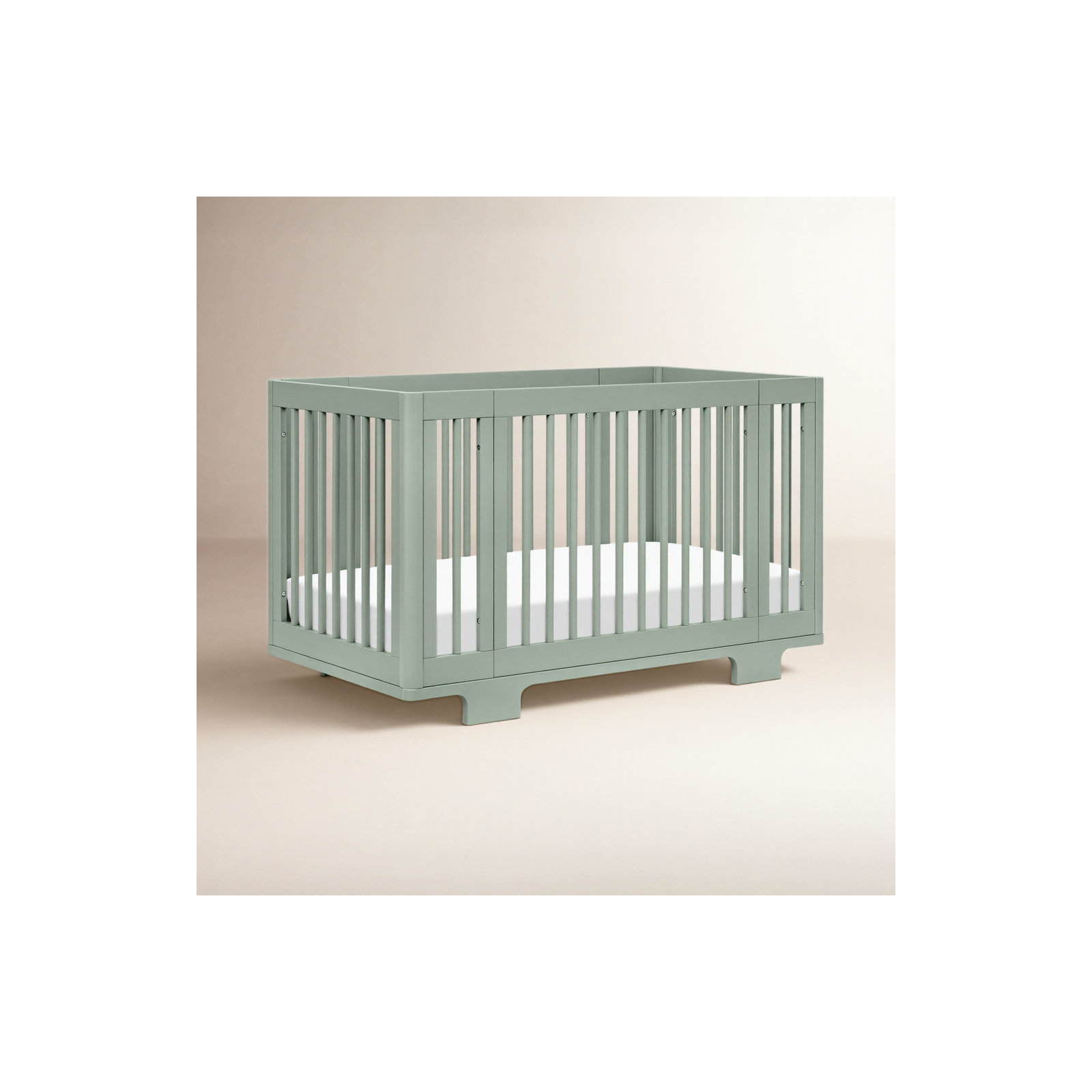 Yuzu 8-In-1 Convertible Crib With All-Stages Conversion Kits, Light Sage
