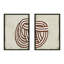 Knotting Set Of 2 By Studiom - Framed Wall Art-779376863-779376856