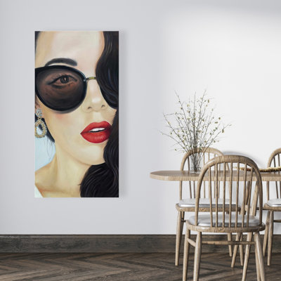 Lunettes de soleil à la mode - Toile de chambre de beauté pour la décoration intérieure