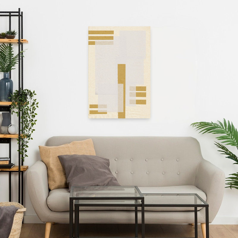 Contemporary Art Abstract Contemporary Geometric Art by THE MIUUS STUDIO - Wrapped Canvas Print, 60.96 cm H x 40.64 cm W