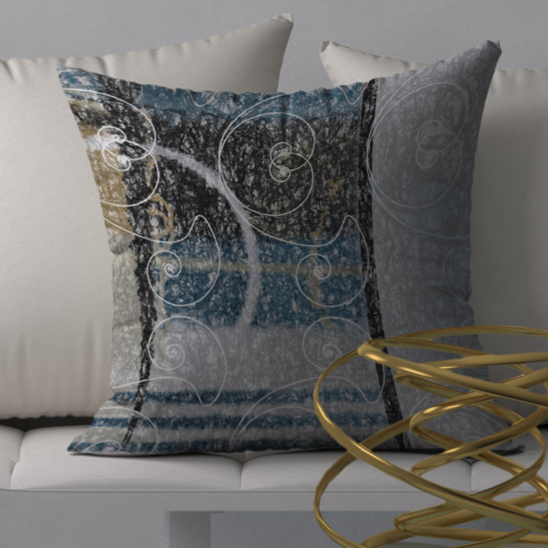 Housse de coussin carrée raffinée simple raffinée, 20 po x 20 po
