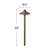 Hardy Island Brown Low Voltage Metal Pathway Light